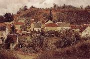 Camille Pissarro Roche Gain Plaza France oil painting artist